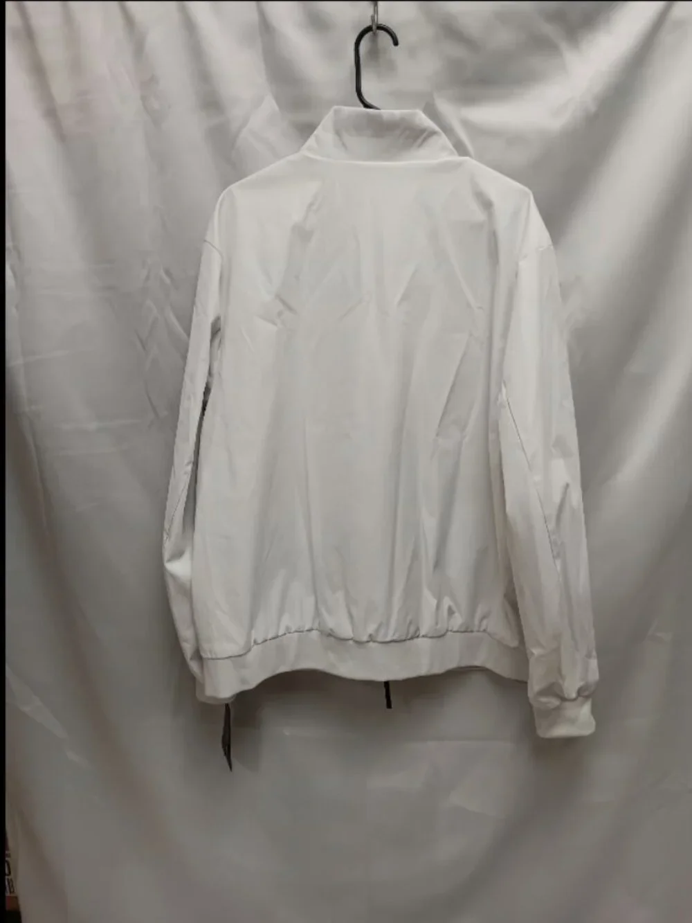 Men's Tommy Hilfiger White Zip Up Windbreaker Jacket Size XL NWT ORG $175